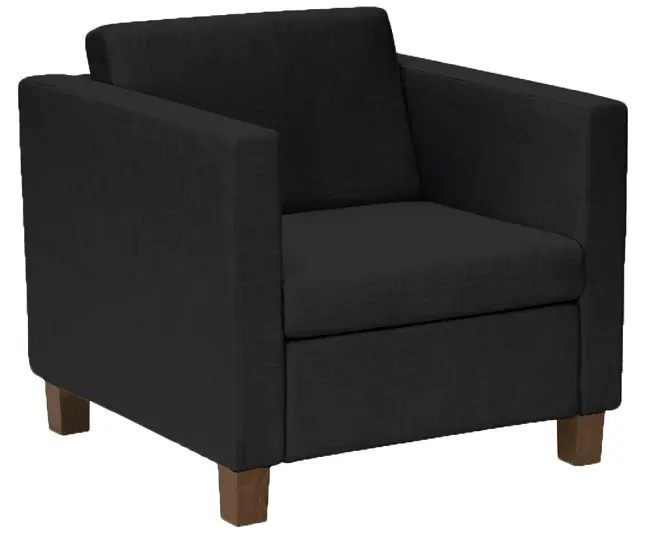 BOGA - 1 sedací souprava, koženka BLOOM B 08 - koženka černá